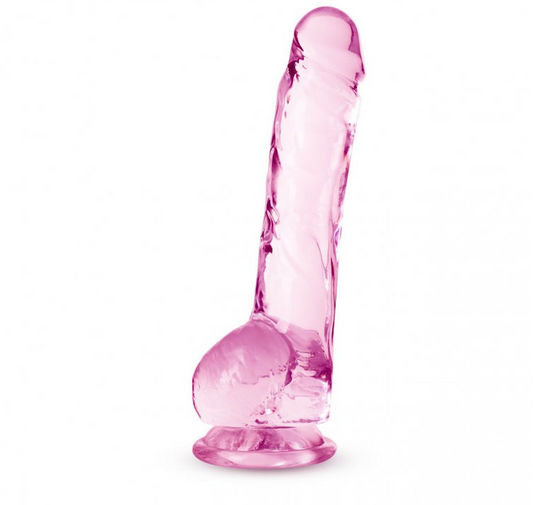 Nat Yours 7 Inch Crystalline Dildo -Pink