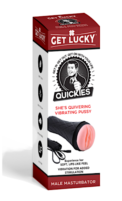 Get Lucky "Vibrating" Pussy Male Stroker