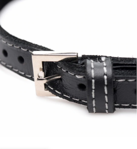 MS "Royal Vixen" Leather Choker -Purp