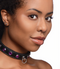 MS ''Royal Vixen'' Leather Choker -Purp