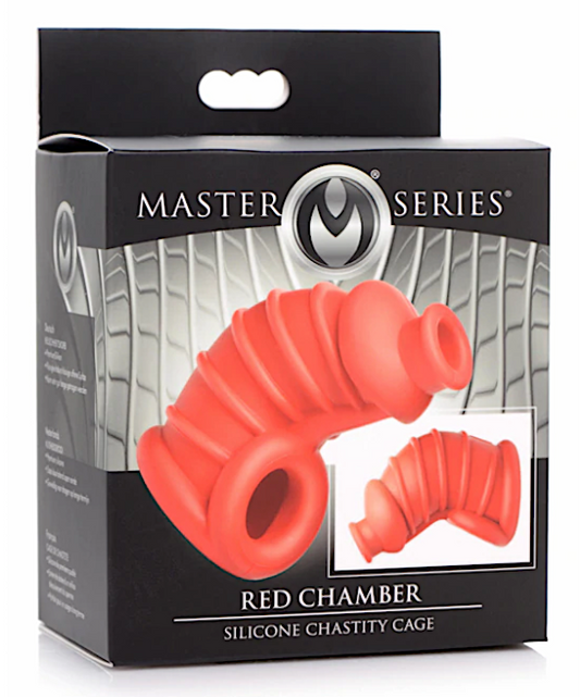 MS "Red Chamber" Male Chastity Cage