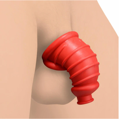 MS "Red Chamber" Male Chastity Cage