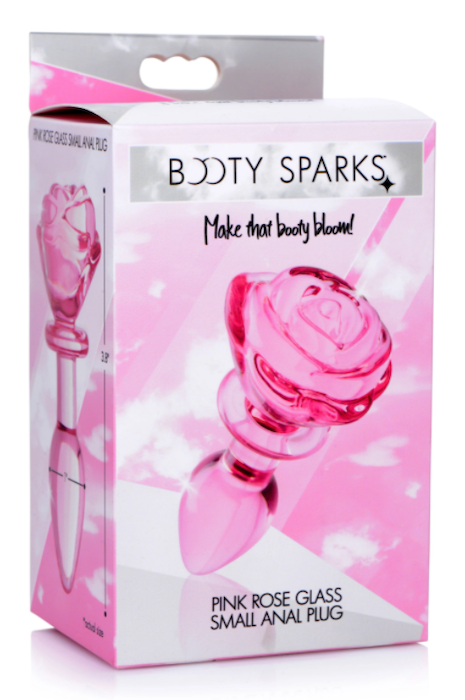 Booty Sparks "Pink" Rose Plug -Small