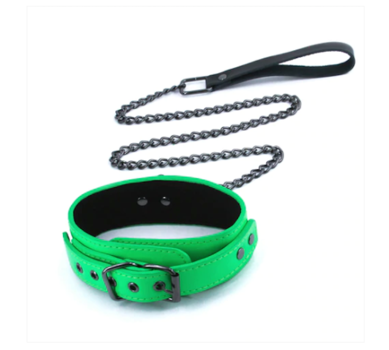Electra ""Collar & Leash" -Green
