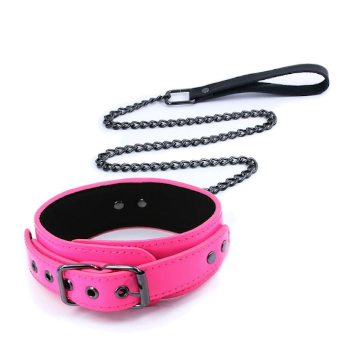 Electra ""Collar & Leash" -Pink