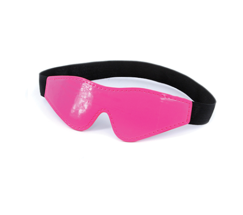 Electra "PU Leather" Blindfold -Pink