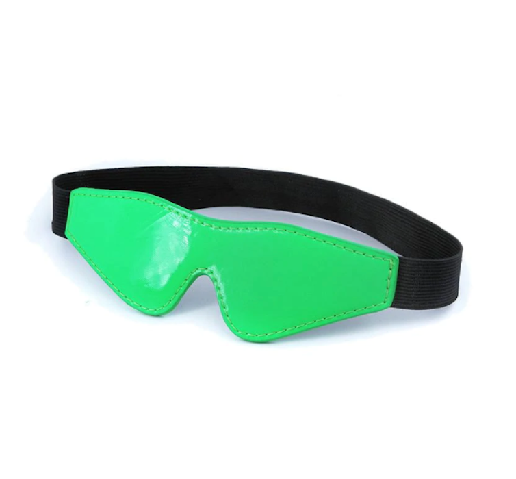 Electra "PU Leather" Blindfold -Green