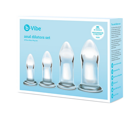 b-Vibe "Glass" Dilators 4-Piece Set