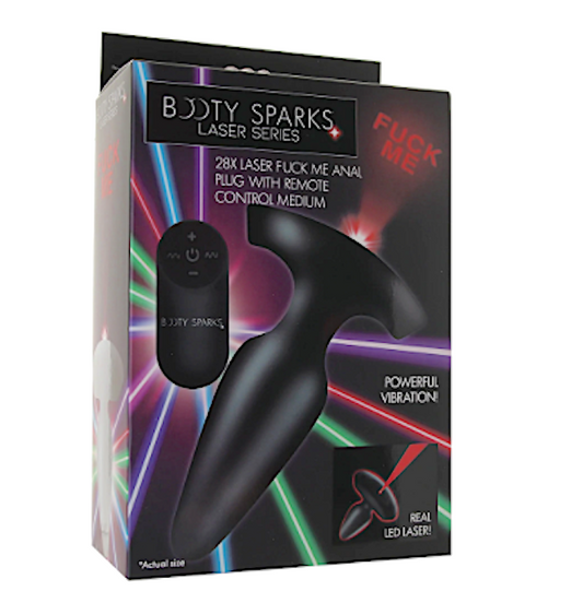 Booty Sparks "Fuck Me" Butt Plug Vibe -Medium