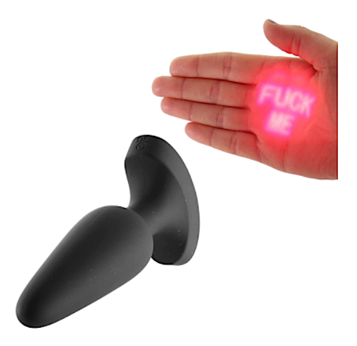 Booty Sparks "Fuck Me" Butt Plug Vibe -Medium