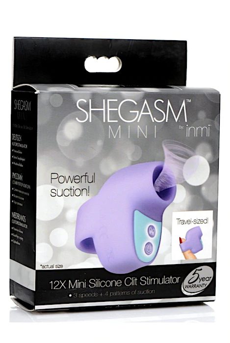 Shegasm "12X Mini Finger" Clitoral Stimulator -Purple