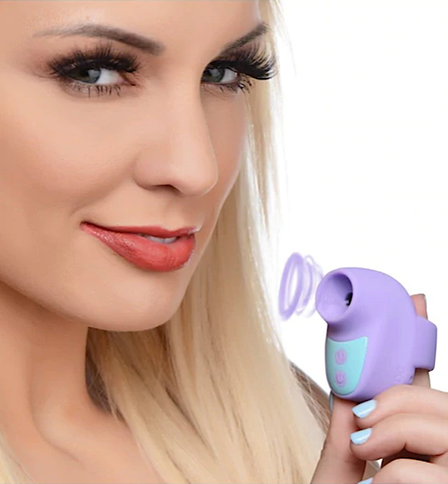 Shegasm "12X Mini Finger" Clitoral Stimulator -Purple