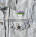 Pride ''Genderqueer'' Button