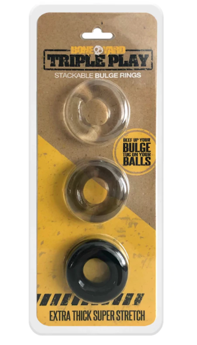 Boneyard "Triple Play" Cockring Set