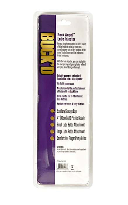 Buck’d Anal ''Lube Injector'' Set