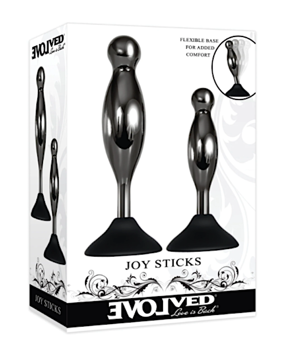 Evolved "Joy Sticks" 2 Pc Anal Plug Set