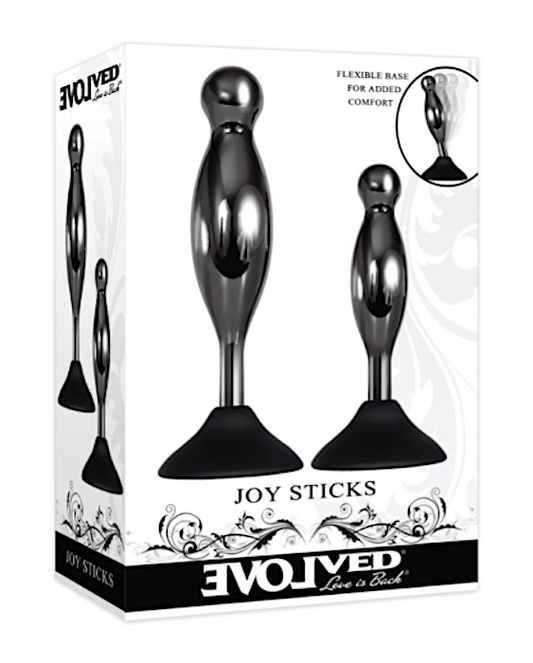 Evolved "Joy Sticks" 2 Pc Anal Plug Set