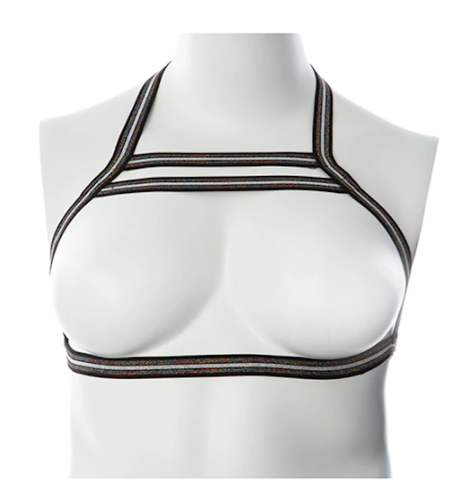 Gender Fluid "Silver Lining" Body Harness (S-L)