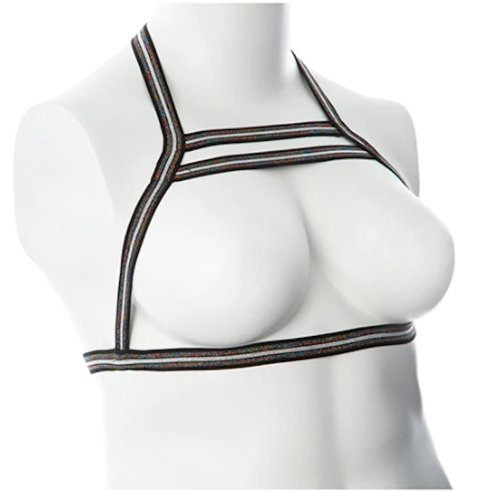 Gender Fluid "Silver Lining" Body Harness (S-L)