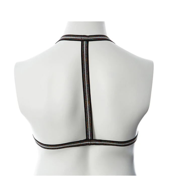 Gender Fluid "Silver Lining" Body Harness (S-L)