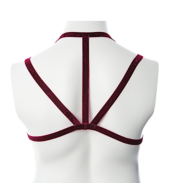 Gender Fluid "Sugar Coated" Harness -Raspberry (S-L)