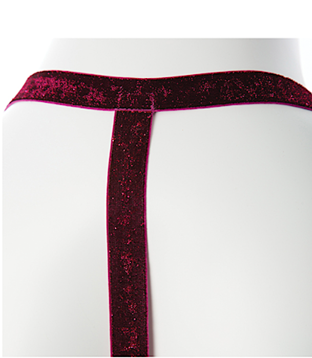 Gender Fluid "Sugar Coated" Harness -Raspberry (S-L)
