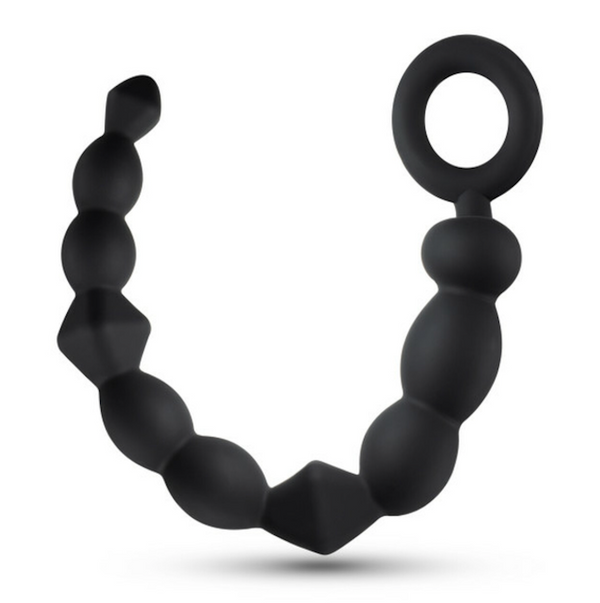 Anal Adventures 'Beginner' Beads -Blk
