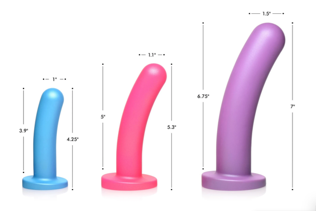 Strap U "Triple Peg" 28x Vibrating Dildo Set w/ Remote