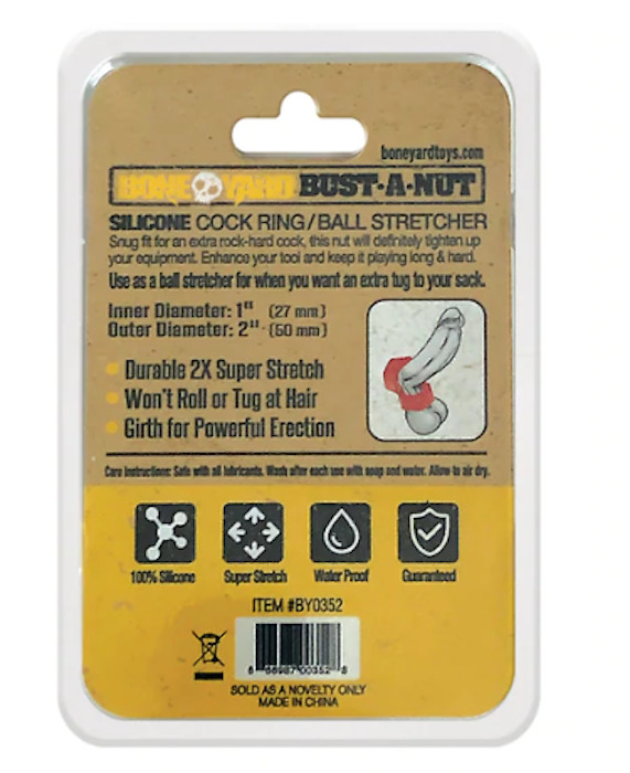Boneyard "Bust-A-Nut" C/Ring -Red