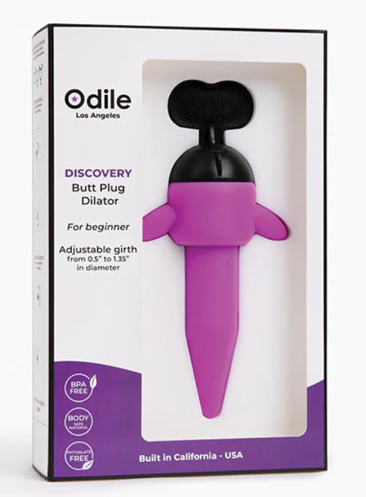 Odile "Discovery" Butt Plug Dilator -Purple