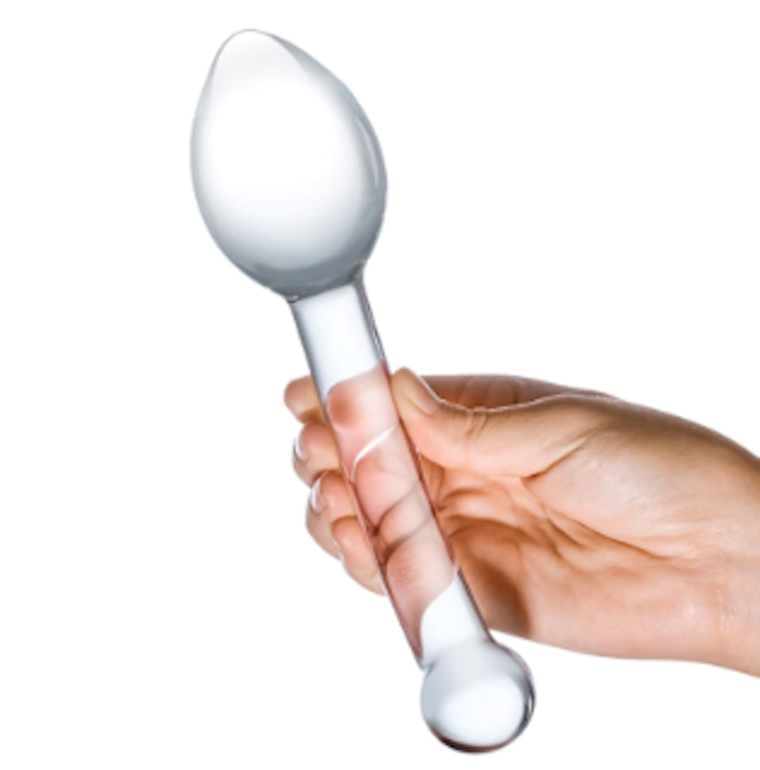 Glas "Pure Indulgence" Anal Slider 8"
