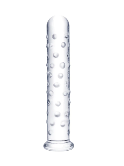 Gläs 10 Inch Extra Large "Nubbed" Dildo