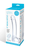 Glas 7" Curved Glass G-Spot Dildo