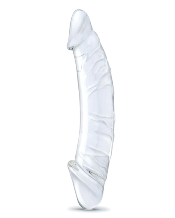 Glas 10.5" Realistic "Girthy" Dbl Dildo