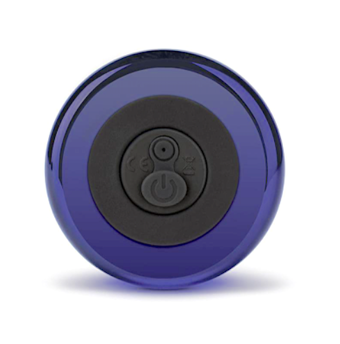 Glas 3.5" Beaded Vibrating Butt Plug