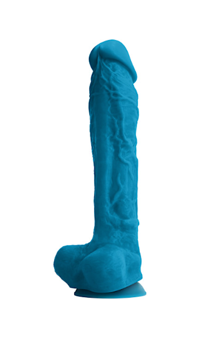 Colours Pleasures 10" Dildo -Blue