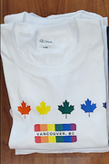 Pride Tee's - ''Maple Leaf Vancouver''