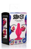 Squeeze-it Tapered ''Small'' Anal Plug -Pink