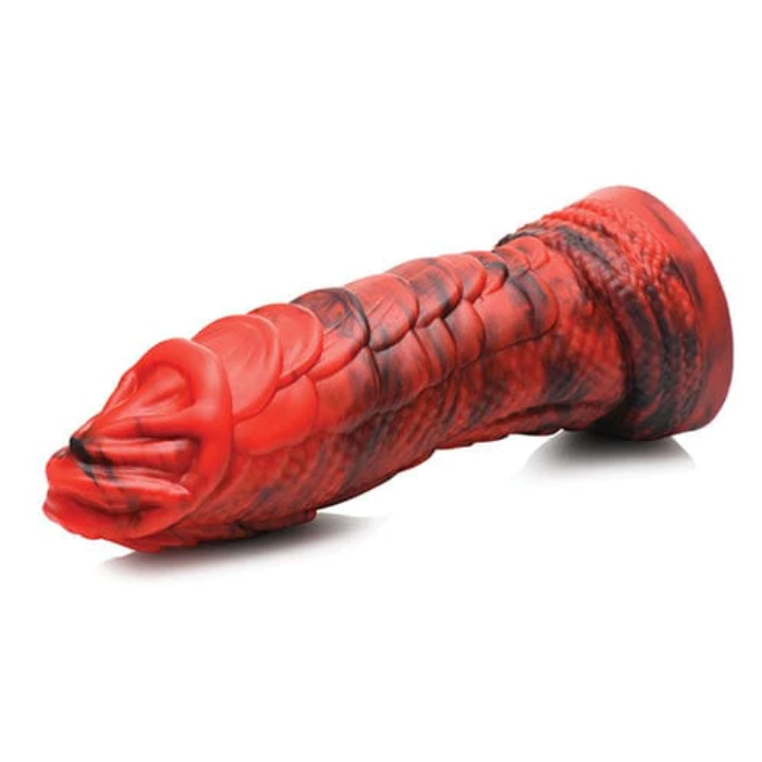 XR Creature Cocks "Fire Dragon" Dildo -Red