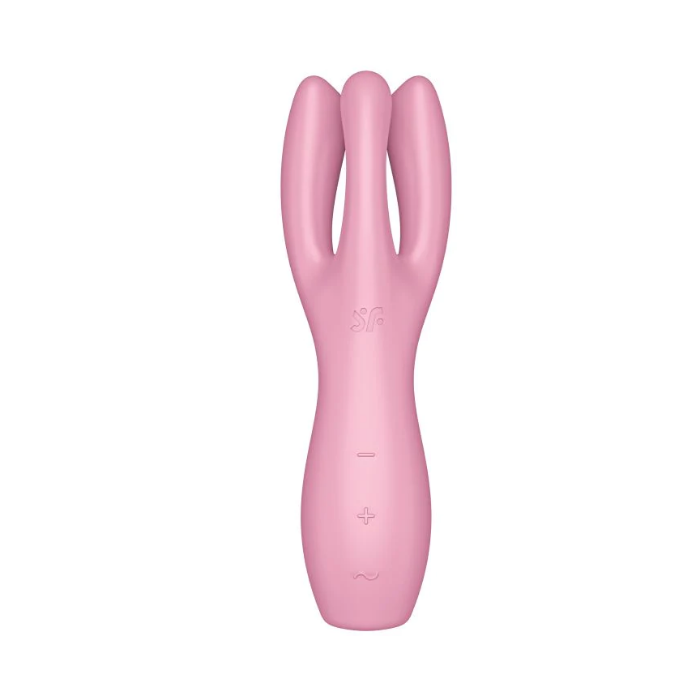 Satisfyer "Threesome" 3 Lay-On Vibrator -Pink