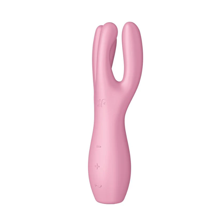 Satisfyer "Threesome" 3 Lay-On Vibrator -Pink