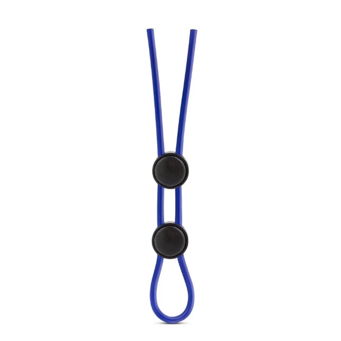 Stay Hard "Double Loop" Cock Ring -Blue