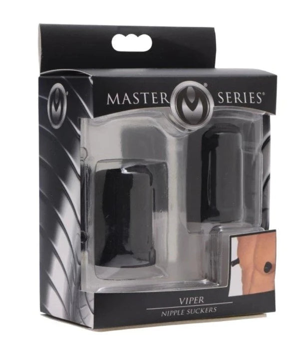 MS 'Viper' Nipple Suckers -Black