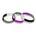 ''Asexual'' Pride -Silicone Bracelet