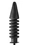 Master Series Accordion Inflatable XL Anal Plug