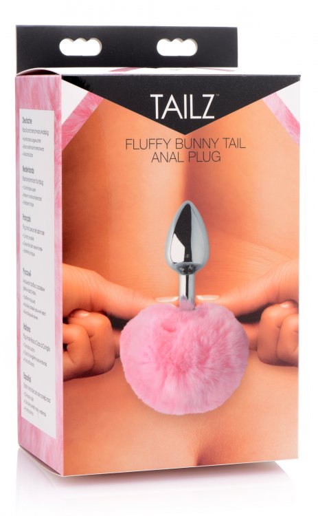 Tailz "Fluffy Bunny Tail" Plug -Pink