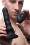TP Silicone Vibrating & Squirming Plug w/ RC