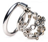 Bolted ''Chastity Cage'' with Spikes
