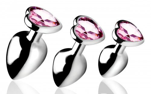 Booty Sparks 'Heart Plug Set' -Pink