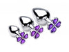 Booty Sparks Violet Flower Plug Set